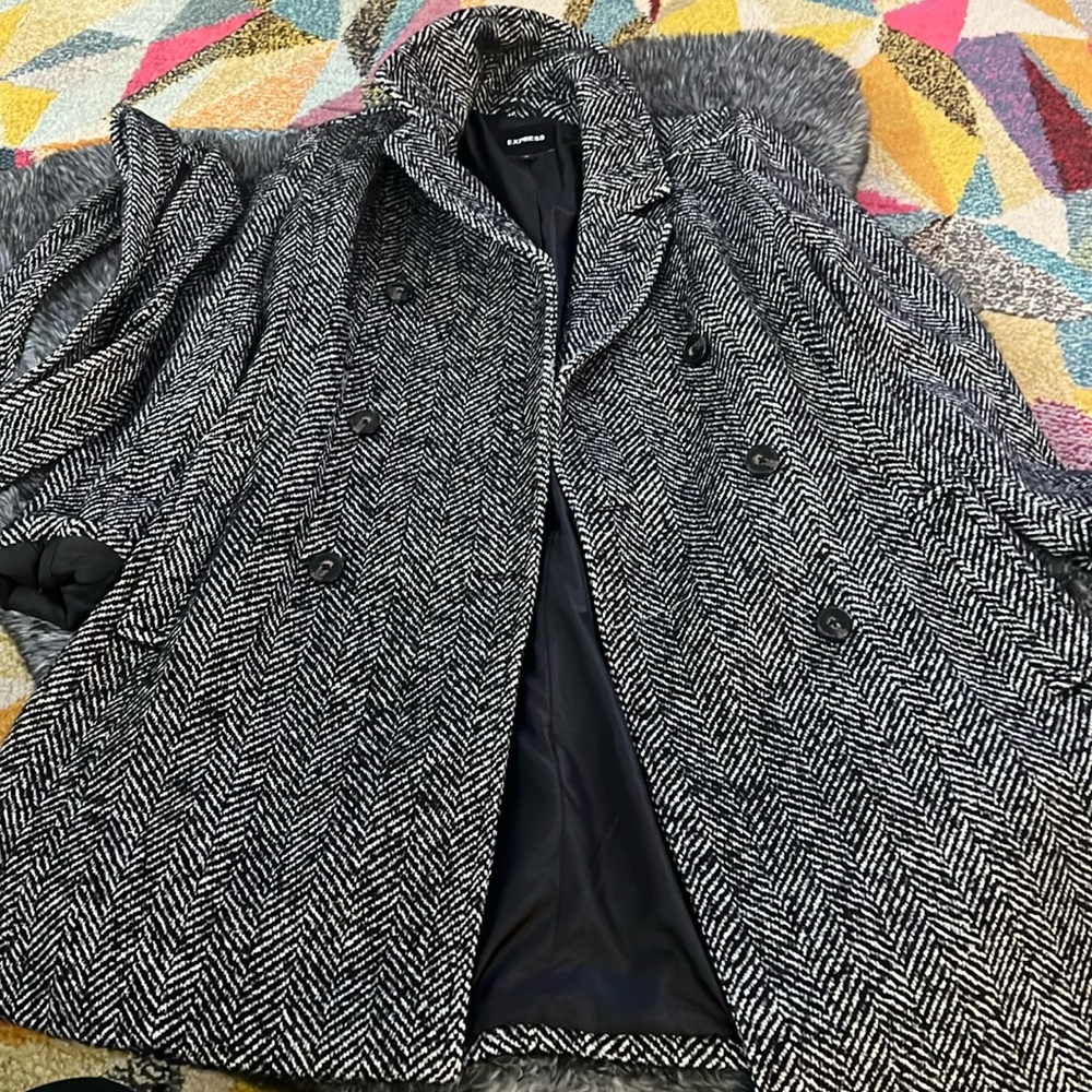 Express women’s midi trench coat